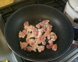 カレー味の鶏きのこパスタ作り方1写真