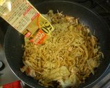 カレー味の鶏きのこパスタ作り方5写真