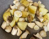 ジャガイモとベビーホタテの照り焼き風作り方4写真