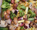 タコと野菜のアヒージョ風オーブン焼き作り方3写真