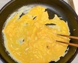 スタミナ抜群、豚バラのニラ玉炒め作り方6写真