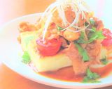 豚バラ肉と木綿豆腐のガーリックステーキ作り方8写真