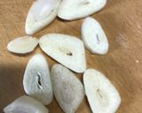 ズッキーニとベーコンのペペロンチーノ作り方1写真