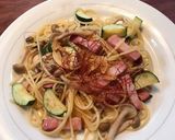 ズッキーニとベーコンのペペロンチーノ作り方10写真