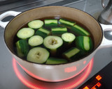 冷やしておいしい！おばけきゅうりの煮物作り方3写真