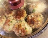 簡単☆豚ひき肉とニラのつくねバーグ☆作り方7写真