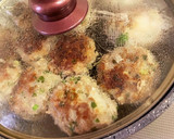 簡単☆豚ひき肉とニラのつくねバーグ☆作り方7写真