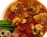 鶏モモ肉のトマトクリーム煮作り方7写真