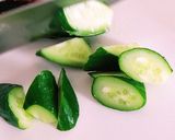 野菜のお酢塩こぶ漬け作り方1写真