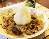 豚肉椎茸のポン酢炒め(大根おろし)簡単作り方3写真