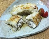 鶏ひき肉ともやしで簡単★包まない餃子作り方8写真
