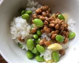 納豆と枝豆のご飯作り方2写真