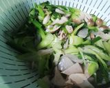 糖尿病食⑦チンゲン菜贅沢炒和♥ゆりさん風作り方3写真