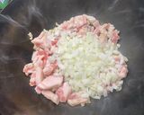 賄い！豚の塩づけ！ガリバタペッパーライス作り方1写真