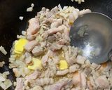 賄い！豚の塩づけ！ガリバタペッパーライス作り方2写真