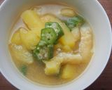 オクラとじゃが芋のお味噌汁♪作り方5写真