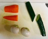 ★簡単冷蔵庫ぬか漬け★ 〜野菜の切り方〜作り方5写真