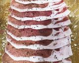 豚ロース薄切り肉 de バジルロースト作り方1写真