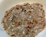 鰯・鯵で作るしそのせハンバーグ作り方1写真