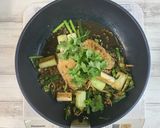 【椎茸粉使用】カジキマグロのピリ辛梅炒め作り方3写真