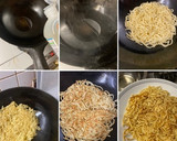 鰻蒲焼と 青梗菜の 山椒焼きそば作り方6写真