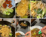 鰻蒲焼と 青梗菜の 山椒焼きそば作り方10写真