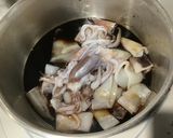 ご飯がすすむ、柔らかスルメイカの煮付け作り方6写真