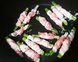 お弁当★アスパラ肉巻き★スタミナ味噌炒め作り方2写真