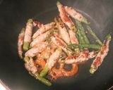 お弁当★アスパラ肉巻き★スタミナ味噌炒め作り方3写真
