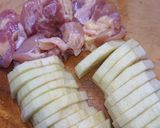 鶏ももとなすのトロ～り甘辛炒め（鶏肉）作り方1写真