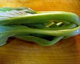 チンゲン菜とベーコンのクリーム煮。。作り方1写真