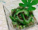 簡単☆ゴーヤのもずく和え作り方4写真