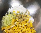 鶏むね肉♪つくねのトウモロコシ入り作り方1写真