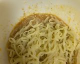 濃厚！キムチーズカルボ麺！作り方3写真