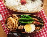 お弁当★アスパラ肉巻き★スタミナ味噌炒め作り方6写真