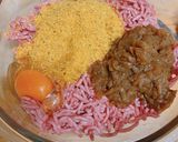 カレーハンバーグ作り方2写真