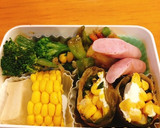 とうもろこしとチーズの春巻き作り方7写真