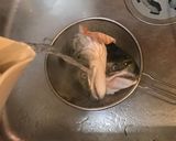 鮭のアラ、セロリ煮作り方4写真