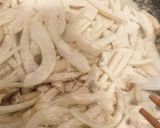 簡単★ごぼう香る豆乳きのこクリームパスタ作り方5写真