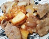 簡単に♪豚バラと厚揚げの炒め煮作り方5写真