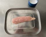 ささみと生スピルリナのゴマだれ冷やし中華作り方1写真