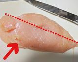 切り方でおいしさが変わる鶏むね肉の色々☆作り方7写真