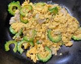 賄い!ゴーヤーちゃんぷるビビンバ丼作り方4写真