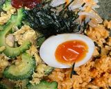 賄い!ゴーヤーちゃんぷるビビンバ丼作り方7写真