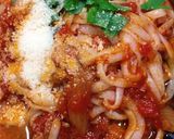 1人分レシピ：低糖質麺アラビアータ作り方3写真