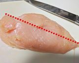 切り方でおいしさが変わる鶏むね肉の色々☆作り方4写真
