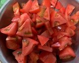 トマトと玉ねぎの中華風サラダ作り方1写真