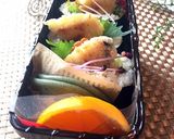 サーモンチーズカツおにぎらず弁当 詰め方作り方8写真