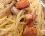 簡単★ごぼう香る豆乳きのこクリームパスタ作り方8写真