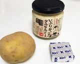 絶品！いぶりがっこ ポテサラ作り方1写真